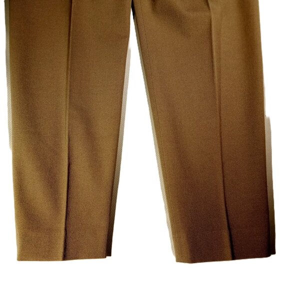 Casual Corner Pants/Trousers sz 14 High Rise Vintage Stretch Dark Taupe NWT - Picture 8 of 9